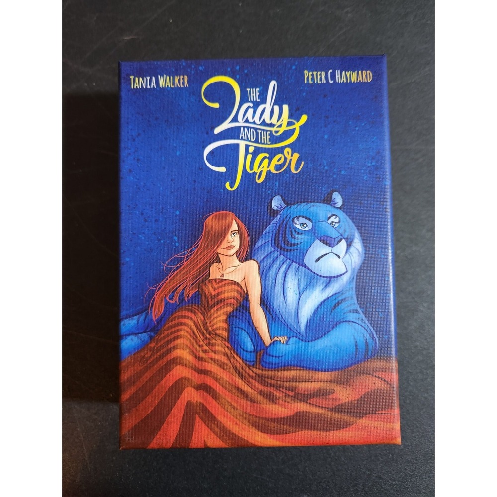 The Lady and the Tiger Card Game Jellybean Games 5-in-1 Strategy Microgame